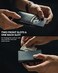 VULKIT Men's Slim Wallet Pop Up Card Holder RFID Blocking Metal Wallet Minimalist Design Holds Up to 11 Cards.