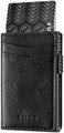 VULKIT Men's Slim Wallet Pop Up Card Holder RFID Blocking Metal Wallet Minimalist Design Holds Up to 11 Cards.