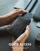 VULKIT Men's Slim Wallet Pop Up Card Holder RFID Blocking Metal Wallet Minimalist Design Holds Up to 11 Cards.