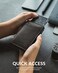 VULKIT Men's Slim Wallet Pop Up Card Holder RFID Blocking Metal Wallet Minimalist Design Holds Up to 11 Cards.