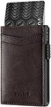 VULKIT Men's Slim Wallet Pop Up Card Holder RFID Blocking Metal Wallet Minimalist Design Holds Up to 11 Cards.