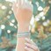 FANCY SHINY Boho Wrap Bracelets Leather Cuff Bangle Gold Beaded Bracelets for Women Stackable Infinity Bracelets Jewelry with Magnetic Clasp.