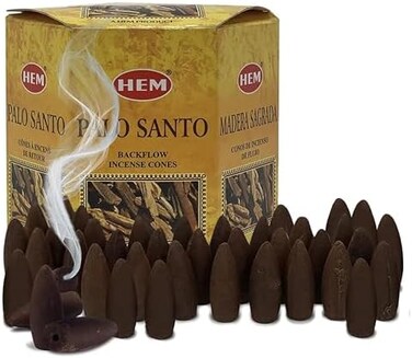 TRUMIRI Palo Santo Backflow Incense Cones For Waterfall And Mat Bundle Inciensos AromaticosInciensoIncienseInsienso.