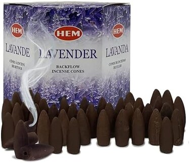 TRUMIRI Lavender Backflow Incense Cones for Waterfall and Mat Bundle Inciensos AromaticosInciensoIncienseInsienso.
