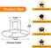 HaSteeL Beer Can Chicken Holder 3Pcs, Includes Stainless Steel Vertical Chicken Roaster Stand Rack, Heavy Duty Roasting Drip PanSilicone Oil Brush, Great for Smoker Grill Oven BBQ, Dishwasher Safe.