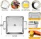 HaSteeL Beer Can Chicken Holder 3Pcs, Includes Stainless Steel Vertical Chicken Roaster Stand Rack, Heavy Duty Roasting Drip PanSilicone Oil Brush, Great for Smoker Grill Oven BBQ, Dishwasher Safe.