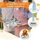 HaSteeL Beer Can Chicken Holder 3Pcs, Includes Stainless Steel Vertical Chicken Roaster Stand Rack, Heavy Duty Roasting Drip PanSilicone Oil Brush, Great for Smoker Grill Oven BBQ, Dishwasher Safe.