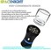 مطحنة أعشاب كهربائية من Spacenight، صغيرة الحجم لبراعم الزهور، قابلة لإعادة الشحن عبر منفذ USB، قطعتان من حجرة الأعشاب الزجاجية سعة 1.7 أونصة - مثالية للحمل اليومي.