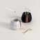 Amarcado Ceramic Match Holder With Striker - Set of 2 - Decorative Modern Home Decor Gifts - Mantel Decorations - Matches NOT Included.