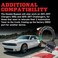 طقم كابل تجاوز الأمان Z Automotive Double Bypass Trunk-Mount Security Bypass Cable kit متوافق مع سيارات دودج تشارجر، تشالنجر، وكرايسلر 300 موديلات 2018-2023.