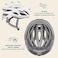 Retrospec Bike-Helmets Retrospec Silas Adult Bike Helmet with Light for MenWomen.