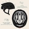 Retrospec Bike-Helmets Retrospec Silas Adult Bike Helmet with Light for MenWomen.