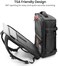 tomtoc Travel Backpack 40L, TSA Friendly Flight Approved Carry-on Luggage, Black, 17. 3 Inch Laptop Fits, Adult, Sports, Nylon, Outdoor, Unisex, Hand Wash Only.