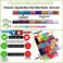 CCbeauty Professional 36 Colors Face Body Paint Kit, Largest Oil Based Hypoallergenic Neon Face Painting Palette Set with 10 Brushes for Halloween SFX Special Effects Cosplay Costume Makeup.