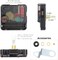 Jadive 2 Pieces High Torque Clock Movement Mechanism with 16 Inch Clock Long Spade Wooden Hands Clock Replacement Mechanism Replacement Kit Mechanism for DIY Wall Clock Repair Parts Replacement.