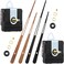 Jadive 2 Pieces High Torque Clock Movement Mechanism with 16 Inch Clock Long Spade Wooden Hands Clock Replacement Mechanism Replacement Kit Mechanism for DIY Wall Clock Repair Parts Replacement.