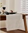 Solino Home Table Runner 90 Inches Long - 100% Pure Linen Light Natural Table Runner 14 x 90 Inch for Spring, Mothers Day, Summer - Classic Hemstitch.