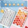 WIBIMEN Ice Cube Tray with Lid and Bin - Round Ice Trays for Freezer with Lid - Ice Cube Trays for Freezer with Ice Container (1"-2PACK White.