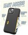 Smartish iPhone 13 Wallet Case - Wallet Slayer Vol. 1 [SlimProtective] Credit Card Holder - Drop Tested Hidden Card Slot Cover Compatible with Apple iPhone 13 - Black Tie Affair.