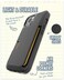 Smartish iPhone 13 Wallet Case - Wallet Slayer Vol. 1 [SlimProtective] Credit Card Holder - Drop Tested Hidden Card Slot Cover Compatible with Apple iPhone 13 - Black Tie Affair.