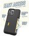 Smartish iPhone 13 Pro Max Wallet Case - Wallet Slayer Vol. 1 [SlimProtective] Credit Card Holder - Drop Tested Hidden Card Slot Cover Compatible with Apple iPhone 13 Pro Max - Black Tie Affair.