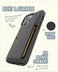 Smartish iPhone 13 Pro Max Wallet Case - Wallet Slayer Vol. 1 [SlimProtective] Credit Card Holder - Drop Tested Hidden Card Slot Cover Compatible with Apple iPhone 13 Pro Max - Black Tie Affair.