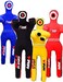 Stylso Wrestling Dummy Grappling Dummies - 5ft/60 inches 6ft/72 inches Jiu Jitsu Dummy BJJ Dummy MMA Dummies Judo Karate Fighting Dummy Un-Filled - Standing - Black - Blue - Red - Yellow.
