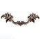 مقابض أدراج Jetland French Provincial - عبوة من 6 قطع، نحاس عتيق، مراكز الثقوب 3 بوصات، مقابض عتيقة أنيقة لخزانة الملابس والطاولة الجانبية، PW1618ABR76.