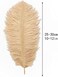 Ballinger Champagne Ostrich Feathers Bulk - 24pcs 10-12inch Boho Feathers for vase and Home Decor Wedding Party Centerpieces.