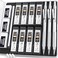 Nicpro Metal 0. 9 mm Mechanical Pencils Set with Case, with 3PCS 0. 9mm Drafting Pencil, 8 Tubes HB Lead Refills, 3PCS Erasers, Erasers Refills for Adults, Children, Artist Writing, Drawing, Sketching