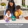 Bentgo Kids Snack - 2 Compartment Leak-Proof Bento-Style Food Storage for Snacks and Small Meals, Easy-Open Latch, Dishwasher Safe, and BPA-Free - Ideal for Ages 3(Gray.