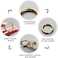 Ferraycle 18 Pcs Spring O Rings Alloy Round Spring Clips Circle Trigger Spring O Ring 35mm Snap Buckle Clasp O Rings Keyring Hook Snap Clip for Keychains Bags Purses Handbags DIY Crafts, 6 Colors.
