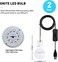 Onite 2-Pack USB LED Light Bulb2700K Warm WhiteEmergency Backup Lighting for Camping, RV, Garage, and Power Outage Preparedness.