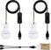 Onite 2-Pack USB LED Light Bulb2700K Warm WhiteEmergency Backup Lighting for Camping, RV, Garage, and Power Outage Preparedness.