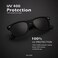 KALIYADI Mens Polarized Sunglasses for Women Semi Rimless Frame Driving Sun glasses：100% UV Blocking.
