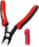 KAIWEETS Wire Cutters 6-Inch Flush Pliers with Supplementary Stripping, Cutting Pliers, Handy and Slim Diagonal Cutters, Sharp Snip.