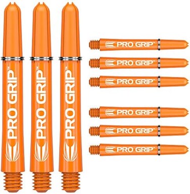 Target Darts 3 x Pro Grip Dart Shafts - 9 in Total Various Colours.
