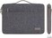 DOMISO 15. 6 Inch Laptop Sleeve Canvas Notebook Portable Carrying Bag Case Handbag for 15. 6" HP / Microsoft / Apple / Acer / Dell, Dark Grey.