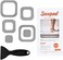 Secopad Non-Slip Bathtub Stickers, 72 PCS Safety Bathroom Tubs Showers Treads Adhesive Decals with Sc (Grey.
