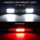 Tresound 3rd Third Brake Light for 2009-2017 Dodge Ram 1500 2500 3500 Cargo Light LED High Mount Lamp (Smoked Lens.