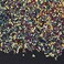 OLYCRAFT 300g 0. 6~0. 8mm Coloful Glass Bubble Beads No Hole Micro Beads UV Resin Bubble Beads Iridescent Water Droplets Bubble Beads Tiny Glass Beads for Resin Crafting Nail Arts - 15 Colors.