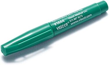 Viscot Mini EZ Removeable Ink Skin Marker Green 10 Pack.