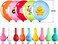 Zomiboo 36 Pieces 12 Inch Farm Animal Balloons, Pig Cow Sheep Latex Balloons Tractor Barnyard Animal Farmhouse Party Decoration for Kids Baby Shower Farm Animal Themed Birthday Party Favors Indoor Out