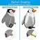 Zhanmai 6 Pieces Walking Penguin Balloons Penguin Foil Balloons Pet Walking Animal Balloons Helium Balloons for Baby Shower Birthday Party Decoration Supplies.