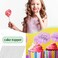 Zopeal 200 Pieces Acrylic Lollipop Sticks Cake Pops Sticks Candy Sticks Treat Sticks for Wedding Halloween Christmas Candy Melt Cake Pops Cupcake Toppers Chocolate Cookie Dessert (Clear, 6 Inch.