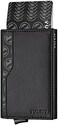 VULKIT Credit Card Holder with Double ID Window Leather Passcase Wallet RFID Blocking Automatic Pop Up Card Wallet for CardsNotes.