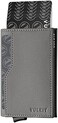 VULKIT Credit Card Holder with Double ID Window Leather Passcase Wallet RFID Blocking Automatic Pop Up Card Wallet for CardsNotes.