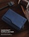 VULKIT Credit Card Holder with Double ID Window Leather Passcase Wallet RFID Blocking Automatic Pop Up Card Wallet for CardsNotes.