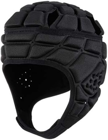 surlim Rugby Helmet Headguard Headgear for Soccer Scrum Cap Soft Protective Helmet for Kids Youth.