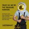 LOSTRONAUT Sand Flea Rake Pro52&rsquo;&rsquo; Ergonomic HandleLarge 16&rsquo;&rsquo; Basket with Sharp TeethHeavy Duty Commercial Fishing Grade Rakes Include Sand Scoop.